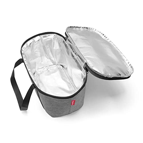 reisenthel coolerbag XS Twist Silver - Kleine Kühltasche aus hochwertigem Polyestergewebe – Ideal für das Picknick, den Einkauf und unterwegs von reisenthel