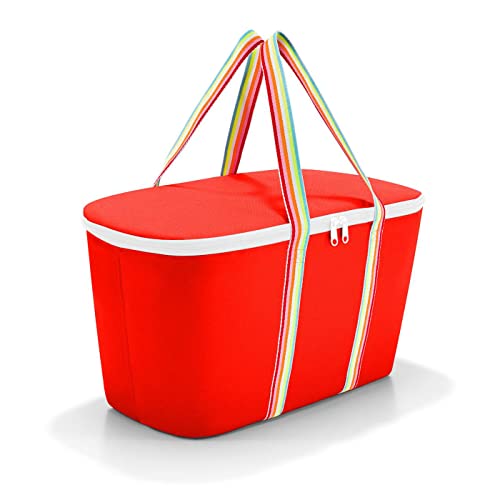 reisenthel coolerbag pop Strawberry - Kühltasche aus hochwertigem Polyestergewebe – Ideal für das Picknick, den Einkauf und unterwegs von reisenthel