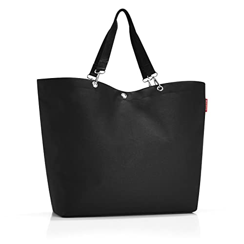 reisenthel shopper XL schwarz – Geräumige Shopping Bag und edle Handtasche in einem – Aus wasserabweisendem Material von reisenthel