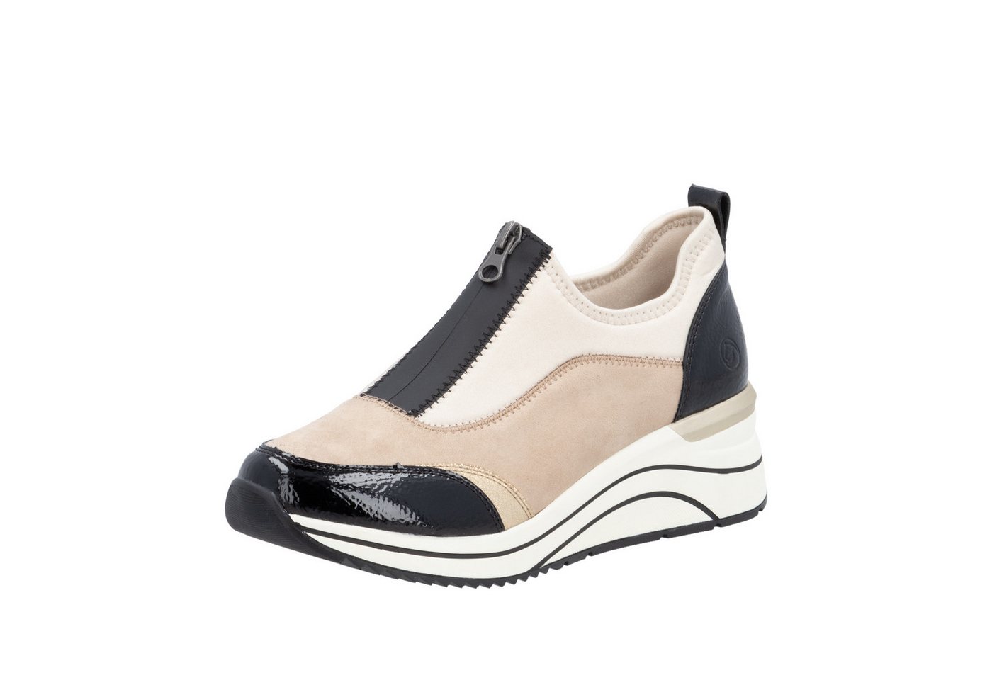 Remonte Elisabeth Hurley-Collection Slip-On Sneaker, Keilsneaker, Slipper, Schlupfschuh, Freizeitschuh, vegan von Remonte