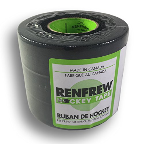Renfrew (Scapa Tapes, Stoff Hockey Klebeband 3er Set, 2,5 cm breit (Farbe Wahl), Black XT, 18m (3-Pack) von Renfrew