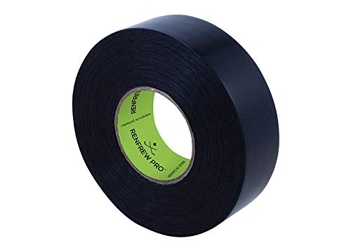 Renfrew Shin Pad Tape f. Stutzen Eishockey, Polyflex Stutzentape 24mm x 30m (schwarz) von Renfrew