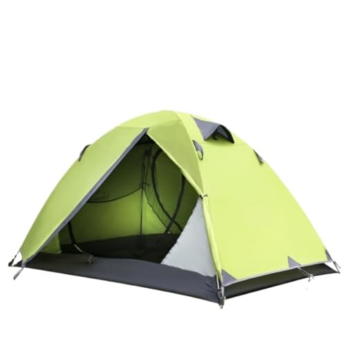 Zelt Zelt Haushalt Doppel Camping Zelt Picknick Schutz Starker Regen Sturm Professionelles Camping Bergsteigen Zelt Zelte (Color : Orange, Size : A) von Renmi