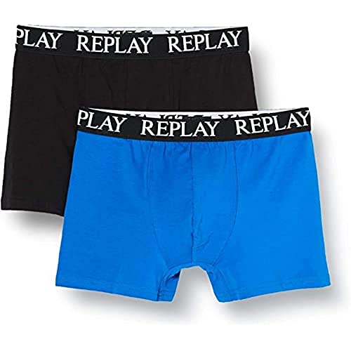 Replay Basic Cuff Unterwäsche Turquoise/Black XXL von Replay