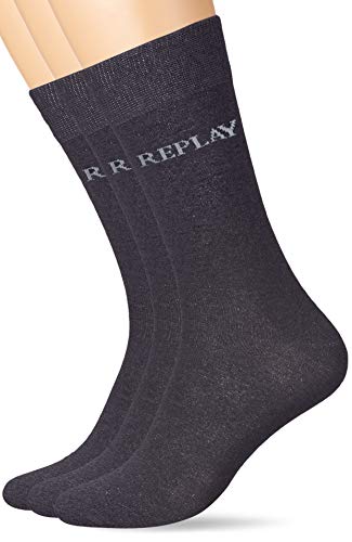 Replay Casual Socken Dark Grey Melange/Grey 39/42 von Replay