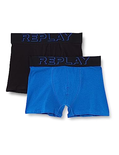 Replay Cuff 3D Unterwäsche Cobalt Blue/Black XL von Replay