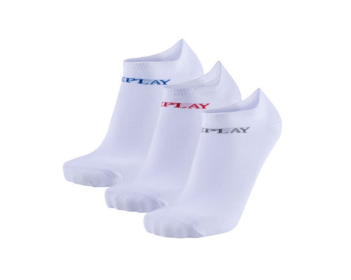 Replay Kurzsocken Unisex Sneaker Socken, 3er Pack - Kurzsocken von Replay