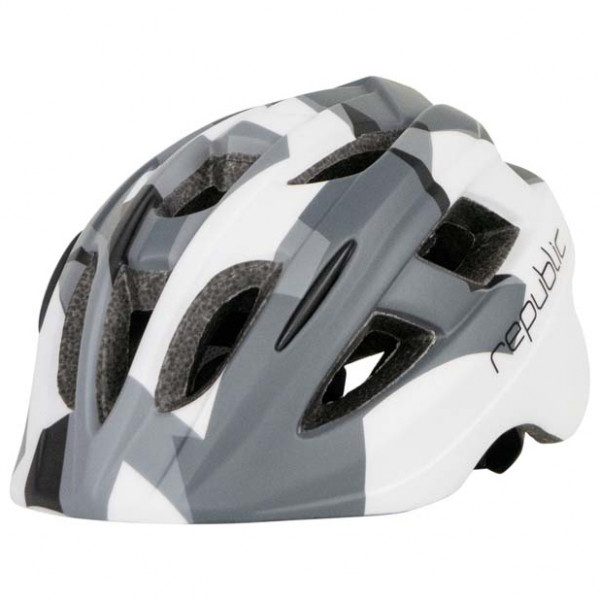 Republic - Kid's Bike Helmet R450 - Radhelm Gr 46-50 cm;50-54 cm grau;schwarz/grau;weiß von Republic