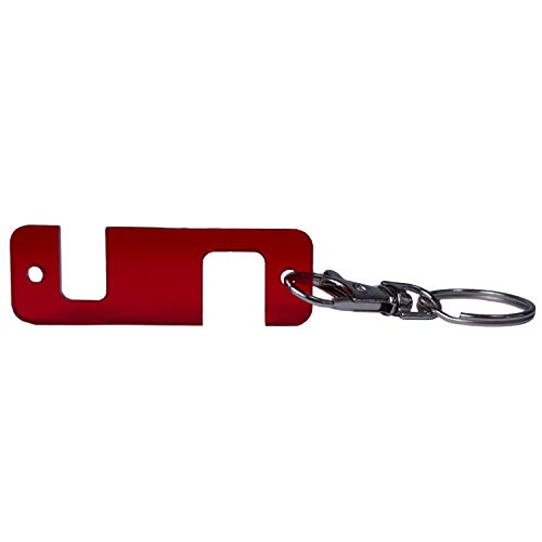 Universal Handyhalter Schlüsselanhänger Handy Halterung Smartphone farbig Rot von Reskey