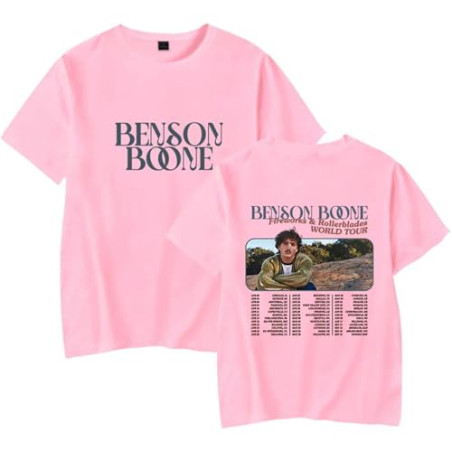 T-Shirts Männer Frauen Ben-Son Boo-ne Gedruckt Kurzarm Hip Hop Rundhalsausschnitt Mode Lässig Pullover Shirt Fan Geschenk Einzigartiges T-Shirt XS-3XL-Black||XS von Respeto