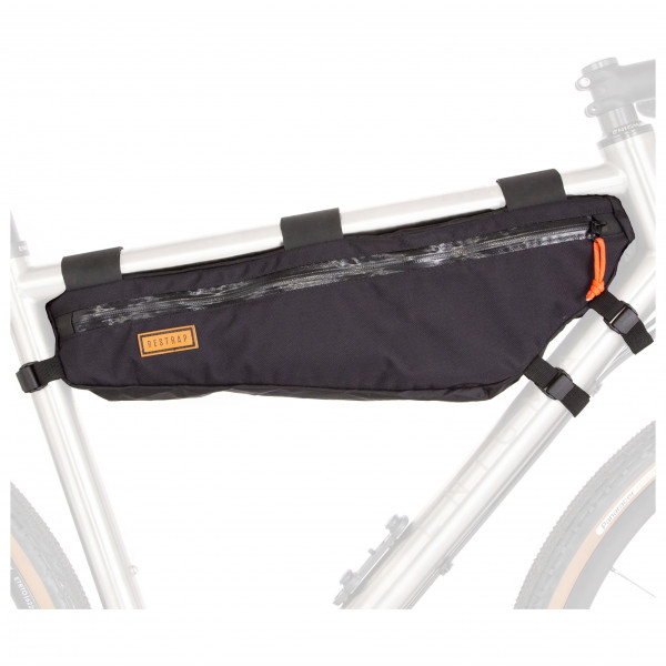 Restrap - Frame Bag Large - Fahrradtasche Gr 4,5 l grau von Restrap