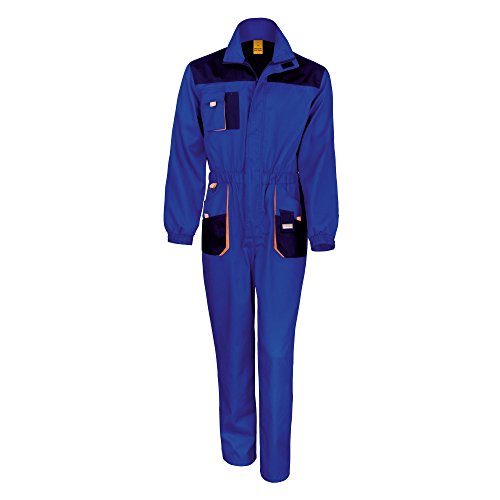 Ergebnis R321 X work-guard Lite Overall ,Mehrfarbig (Royal/Navy/Orange), XXXXXL von Result