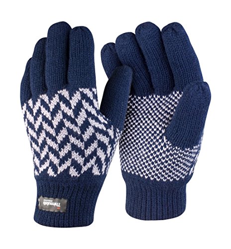 Ergebnis R365 X Muster Handschuhe Small/Medium Marineblau/grau von Result