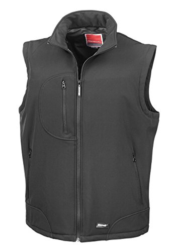 Ergebnis Softshell-Weste R123 A, Medium schwarz/schwarz von Result