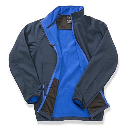 Result R231m Bedruckbare Softshell-Jacke Small Marineblau/Königsblau von Result