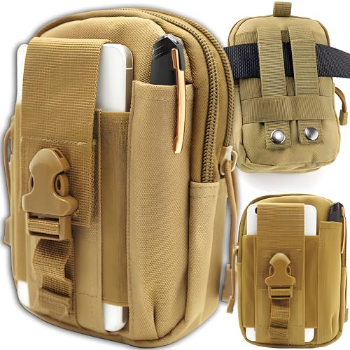 Retoo Erste Hilfe Tasche Leer Taktische Tactical Survival Bag für Outdoor Camping Reisen Motorrad Abenteuer Wandern Militär Hüfttaschen Wasserdichtes Kleine Gürteltasche Grün von Retoo