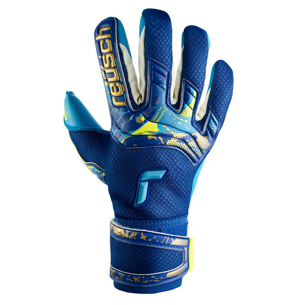 Reusch Attrakt Aqua Goalkeeper Gloves Blau 8 1/2 von Reusch