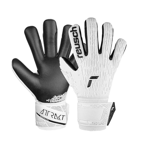 Reusch Attrakt Freegel Silver Guardian Gloves Erwachsene Unisex, 1101 White/Black, 10 von Reusch