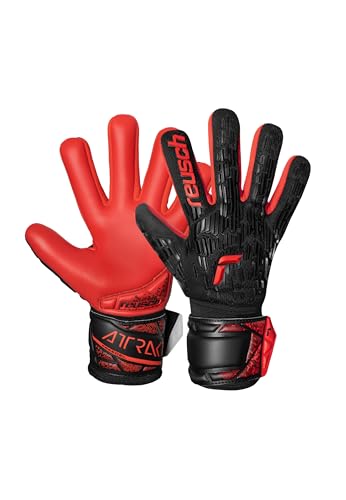 Reusch Attrakt Freegel Silver NC Junior Torwarthandschuhe für Kinder mit atmungsaktivem Mesh für maximale Ventilation von Reusch