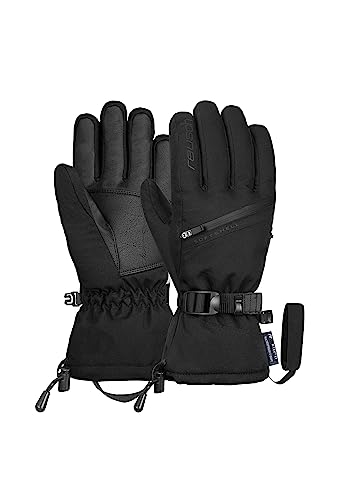 Reusch Demi R-TEX XT extra warme, wasserdichte, Winddichte und atmungsaktive Winterhandschuhe Fingerhandschuhe Schneehandschuhe Skihandschuhe für Damen, Schwarz, 8,5 von Reusch