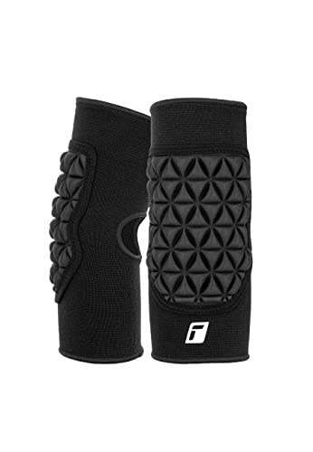 Reusch Herren Elbow Protector Deluxe Fußball Torhüter Ellbogenschoner gepolstert Bandage Kompression für Erwachsene Kinder Jugend zur Vermeidung von Verletzungen, Noir, XL von Reusch