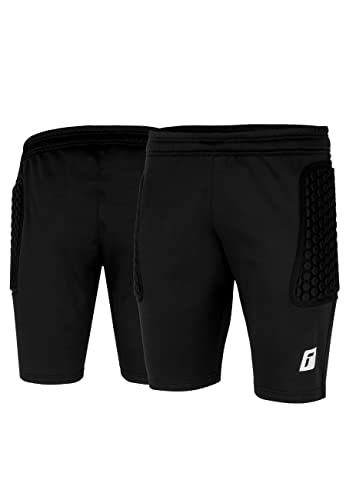 Reusch Jungen Torhüter Contest II Short Advance Junior, Fußball Torwarthose kurz gepolstert für Kinder von Reusch