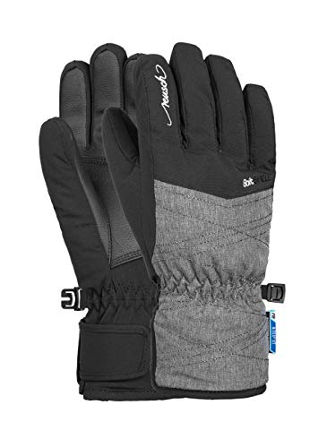 Reusch Kinder Aimée R-TEX XT Handschuhe, Black/Grey Melange/Silver, 5 von Reusch