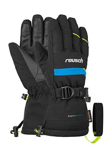 Reusch Kinder Maxim GTX Handschuhe, Black/Safety Yellow, 5.5 von Reusch