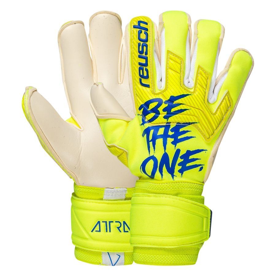 Reusch Torwarthandschuhe Attrakt Gold X Alpha - Gelb/Blau von Reusch