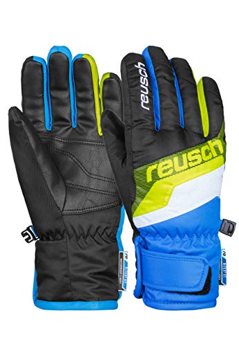 Reusch Kinder Dario R-TEX XT Handschuhe, Black/Brilliant Blue, 4 von Reusch