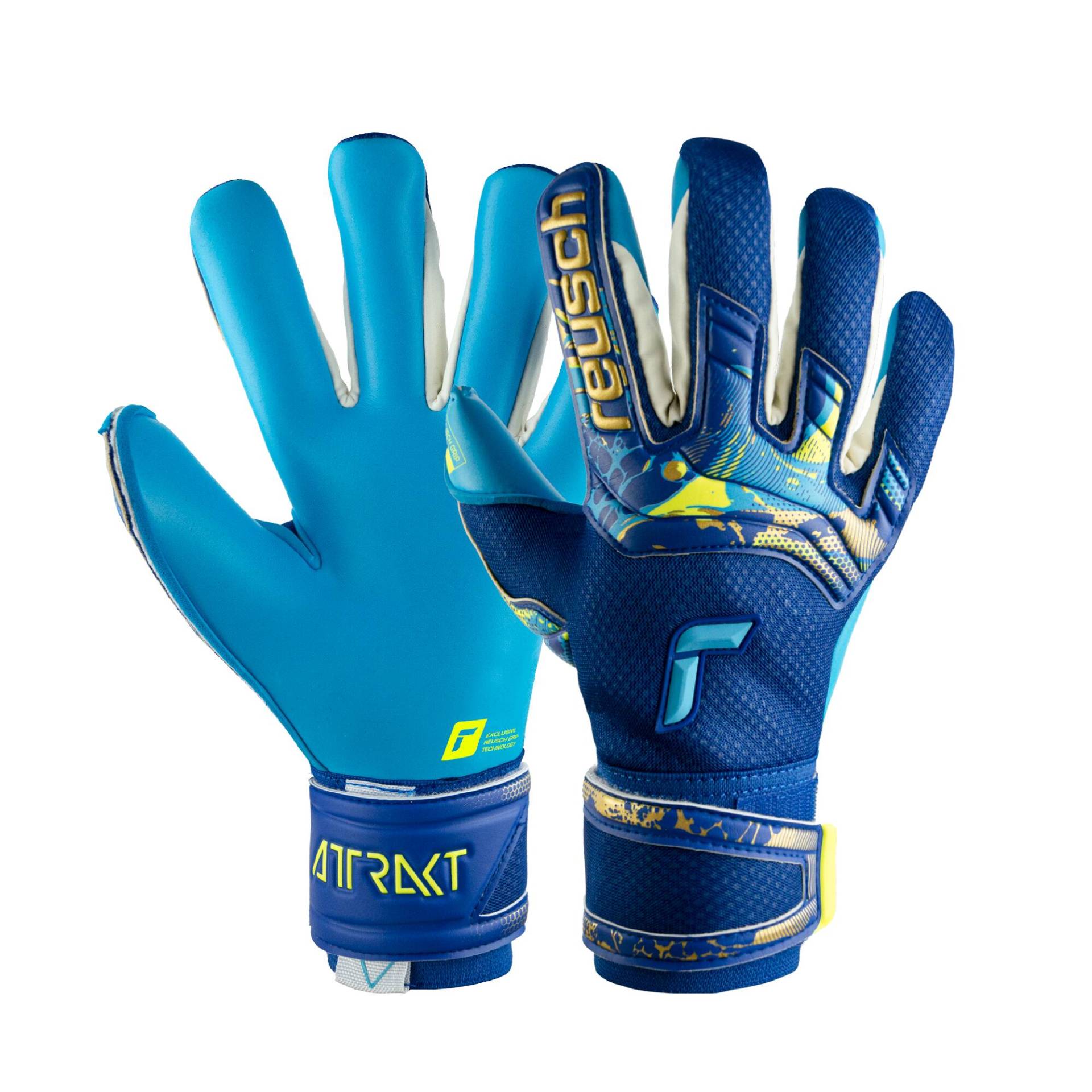 Damen/Herren Fussball Torwarthandschuhe - Reusch Attrakt Aqua von Reusch