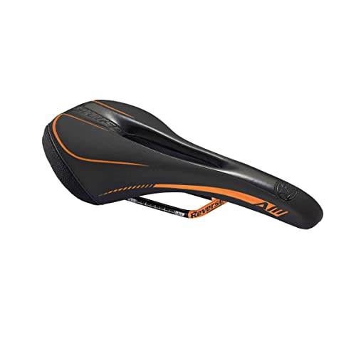 Reverse AM Ergo MTB Fahrrad Sattel schwarz/Fox orange von Reverse