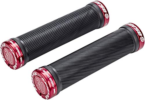 Reverse Grip Spin Lock-On Fahrrad Schraubgriffe schwarz/rot von Reverse