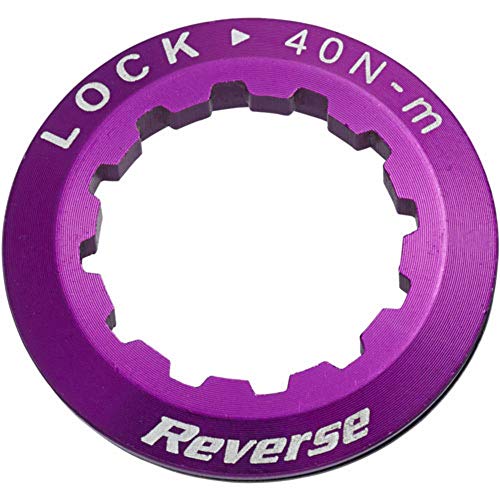 Reverse Lock Ring Kassetten Abschlußring lila von Reverse