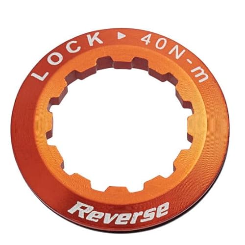 Reverse Lock Ring Kassetten Abschlußring orange von Reverse