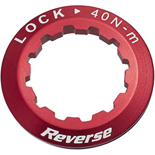 Reverse Lock Ring Kassetten Abschlußring rot von Reverse