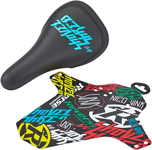 Reverse Nico Vink Shovel & Shred MTB FR Downhill Fahrrad Sattel schwarz/blau von Reverse