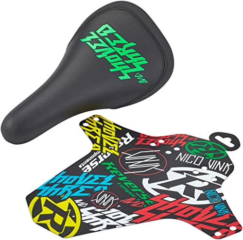 Reverse Nico Vink Shovel & Shred MTB FR Downhill Fahrrad Sattel schwarz/grün von Reverse