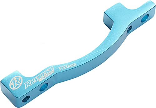 Reverse Scheibenbremsen Adapter PM-PM von 160 auf 203mm hell blau von Reverse