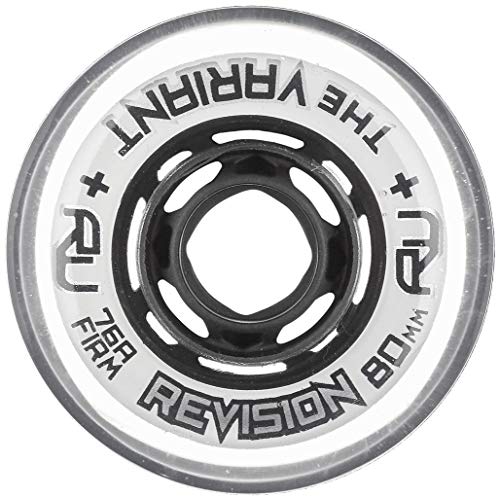 Revision Variant Classic White 76MM/76A Firm 76MM Inline Skate Wheels von Revision