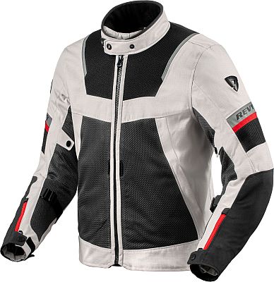 Revit Tornado 4 H2O, Textiljacke wasserdicht - Hellgrau/Schwarz - L von Revit