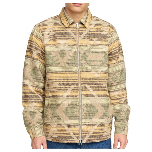 Revolution - Zipped Overshirt Aztec - Hemd Gr XXL beige von Revolution
