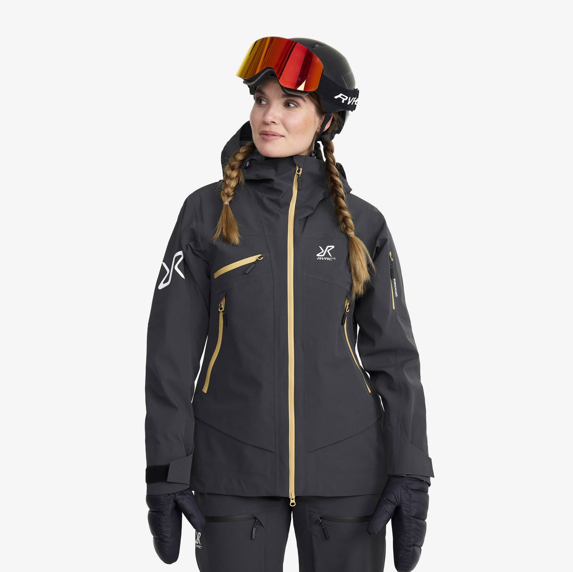 Atlas 3L Ski Jacket Damen Anthracite, Größe:2XL - Skijacken von RevolutionRace