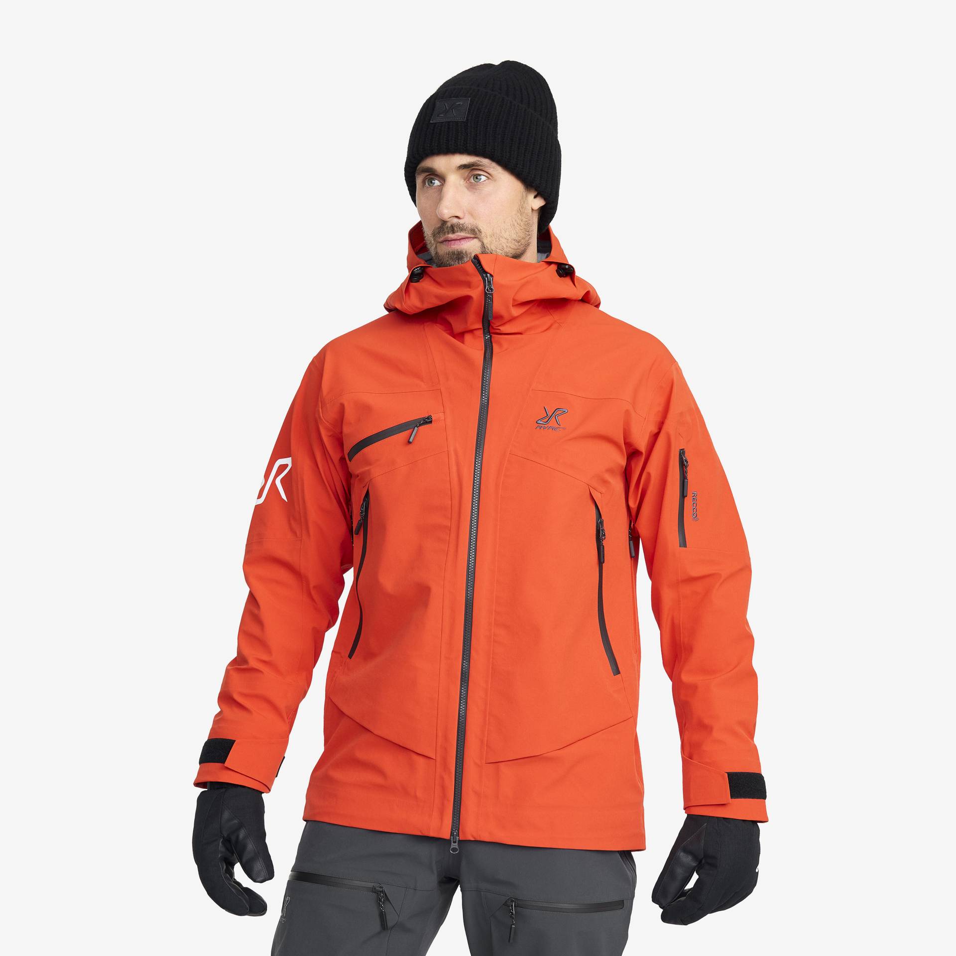 Atlas 3L Ski Jacket Herren Lava, Größe:S - Skijacken von RevolutionRace