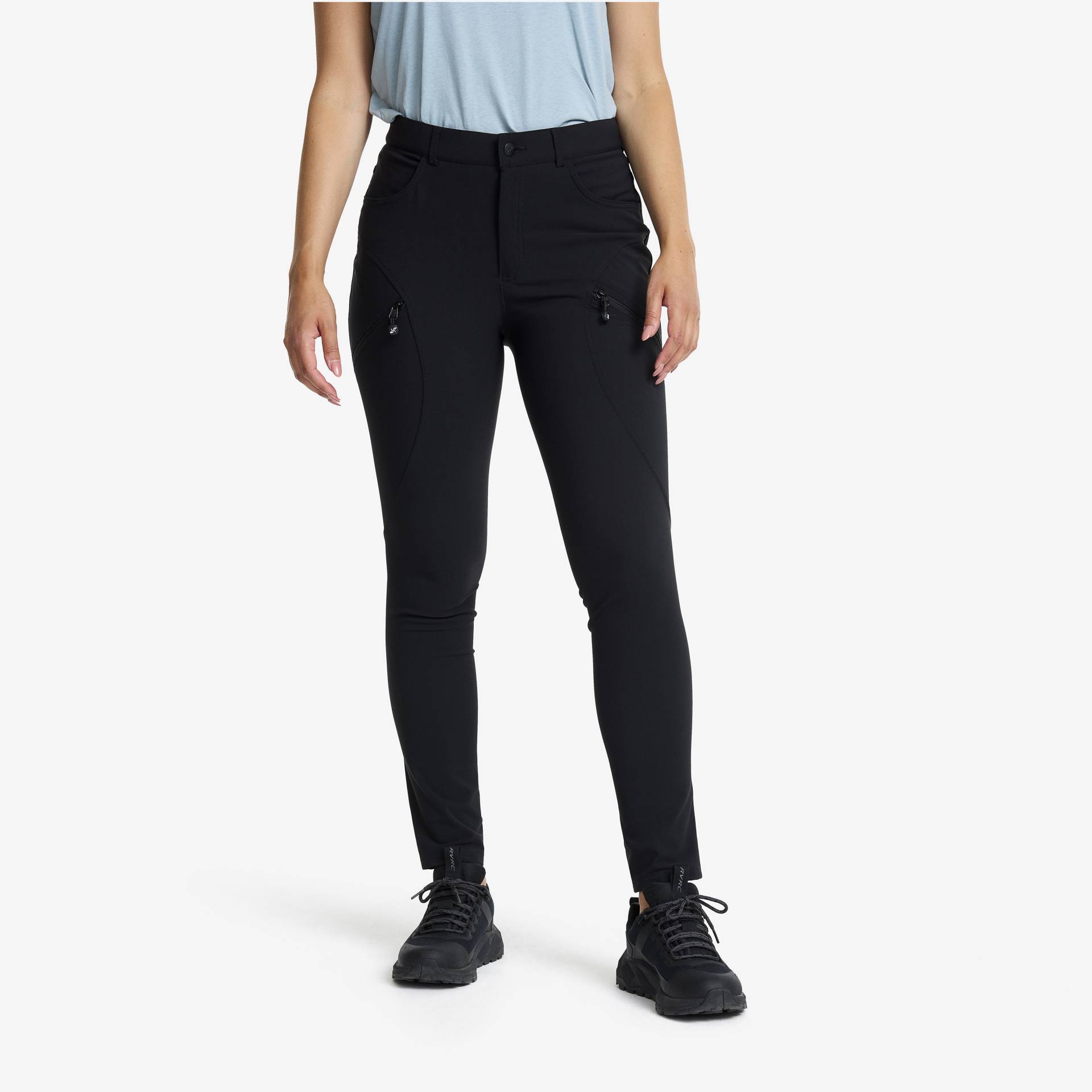 Bouncer Highwaist Jeans Damen Black, Größe:XS - Outdoor-jeans von RevolutionRace