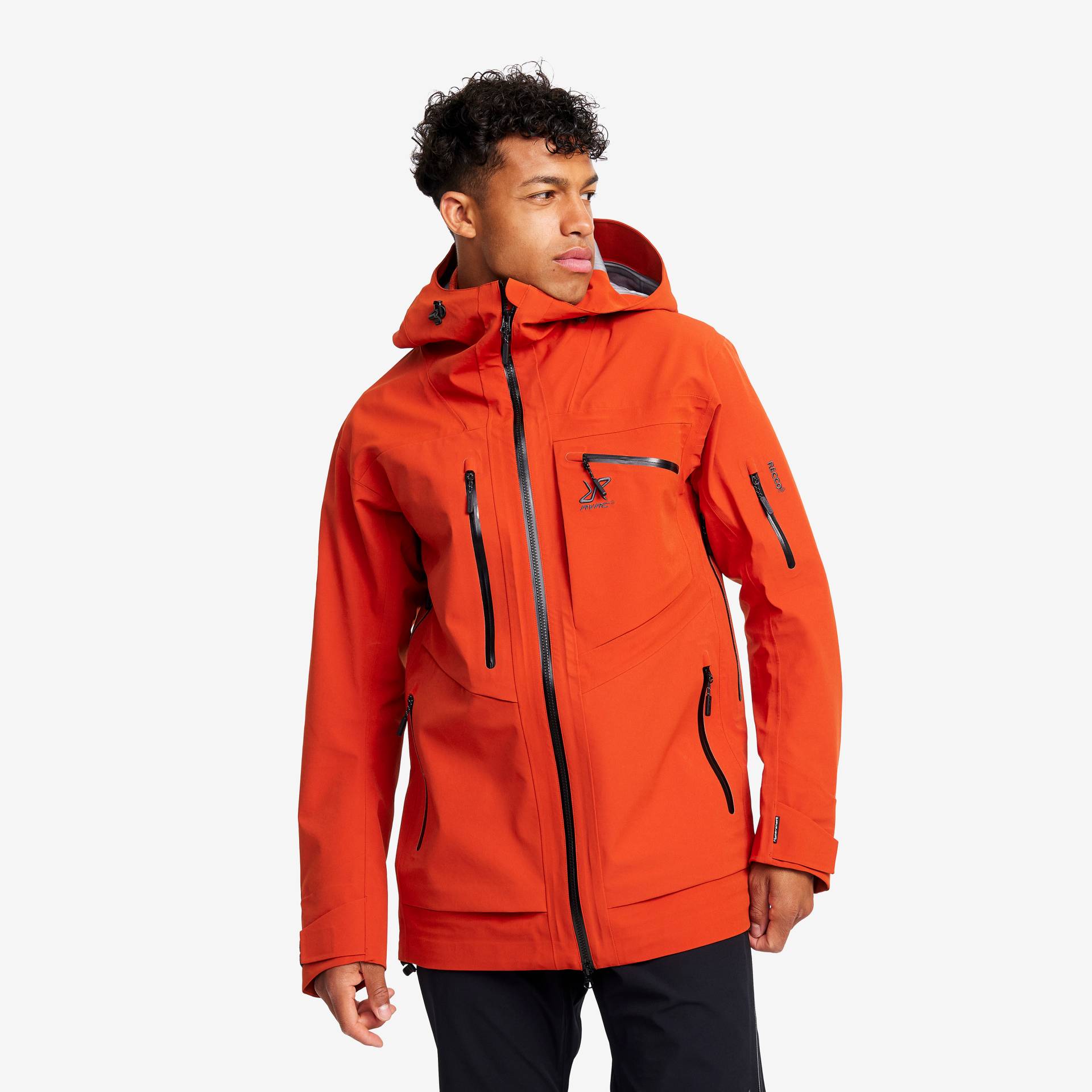 Cyclone Long 3L Jacket Herren Rooibos Tea, Größe:2XL - Outdoorjacke, Regenjacke & Softshelljacke von RevolutionRace