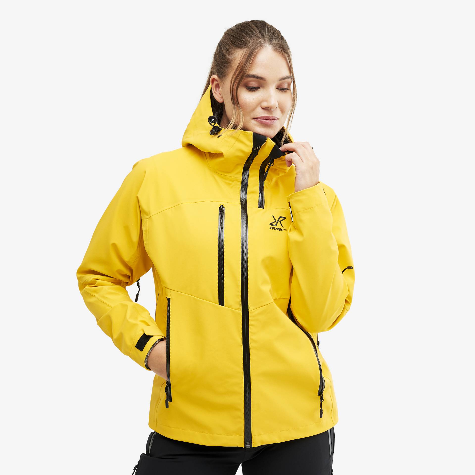 Cyclone Rescue Jacket 2.0 Damen Yellow, Größe:M - Outdoorjacke, Regenjacke & Softshelljacke von RevolutionRace