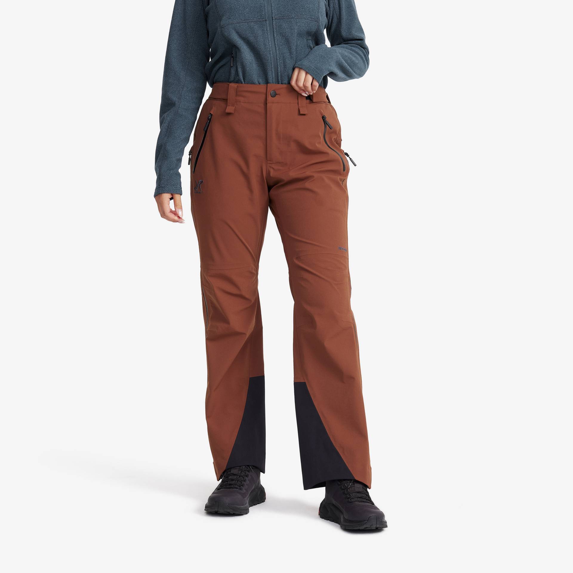 Cyclone Zip-up 3L Pants Damen Smoked Paprika, Größe:3XL - Outdoorhose, Wanderhose & Trekkinghose von RevolutionRace