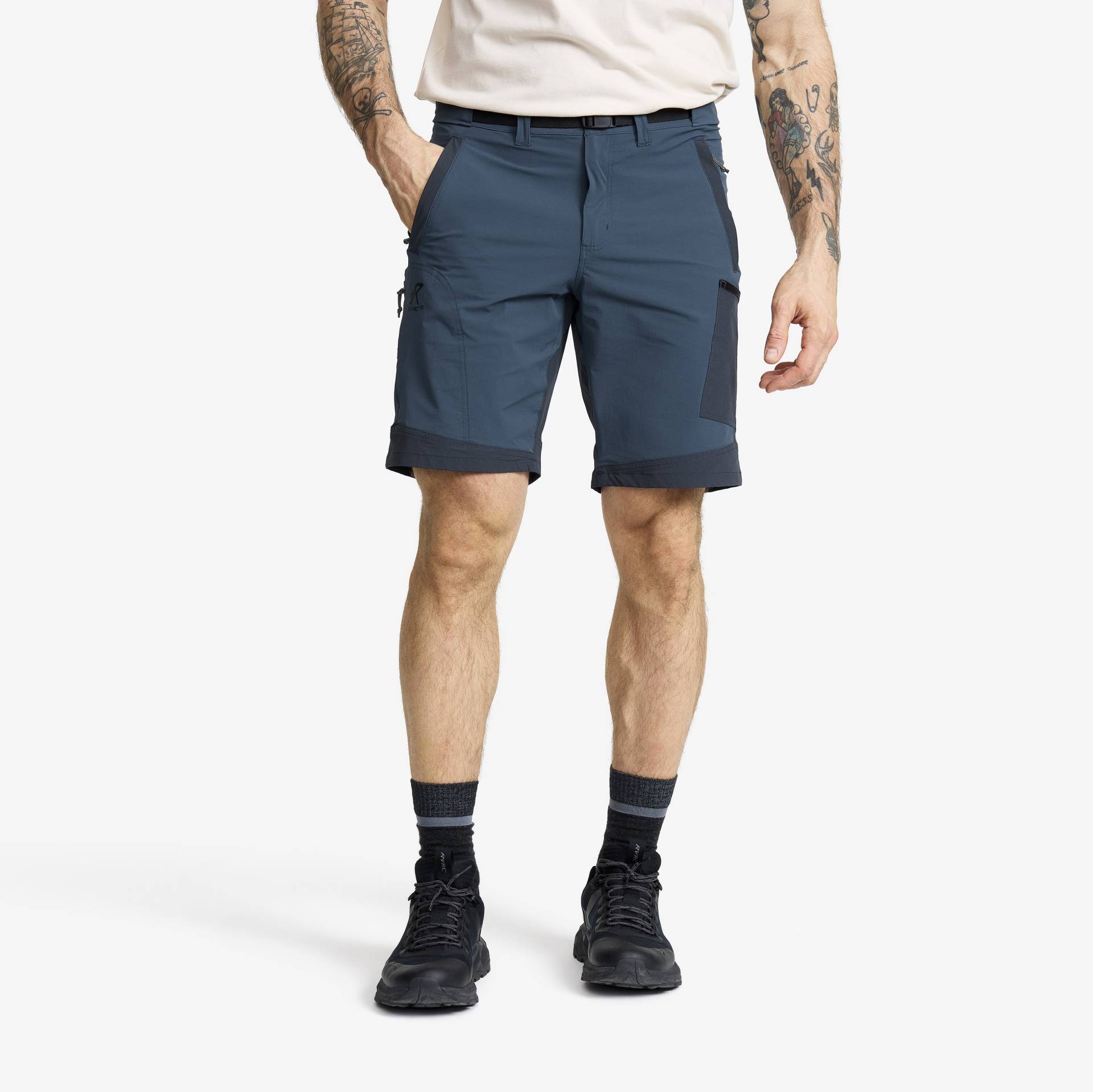 Elevate Lightweight Pro Shorts Herren Moonlit Ocean/Blueberry, Größe:3XL - Hosen > Shorts von RevolutionRace
