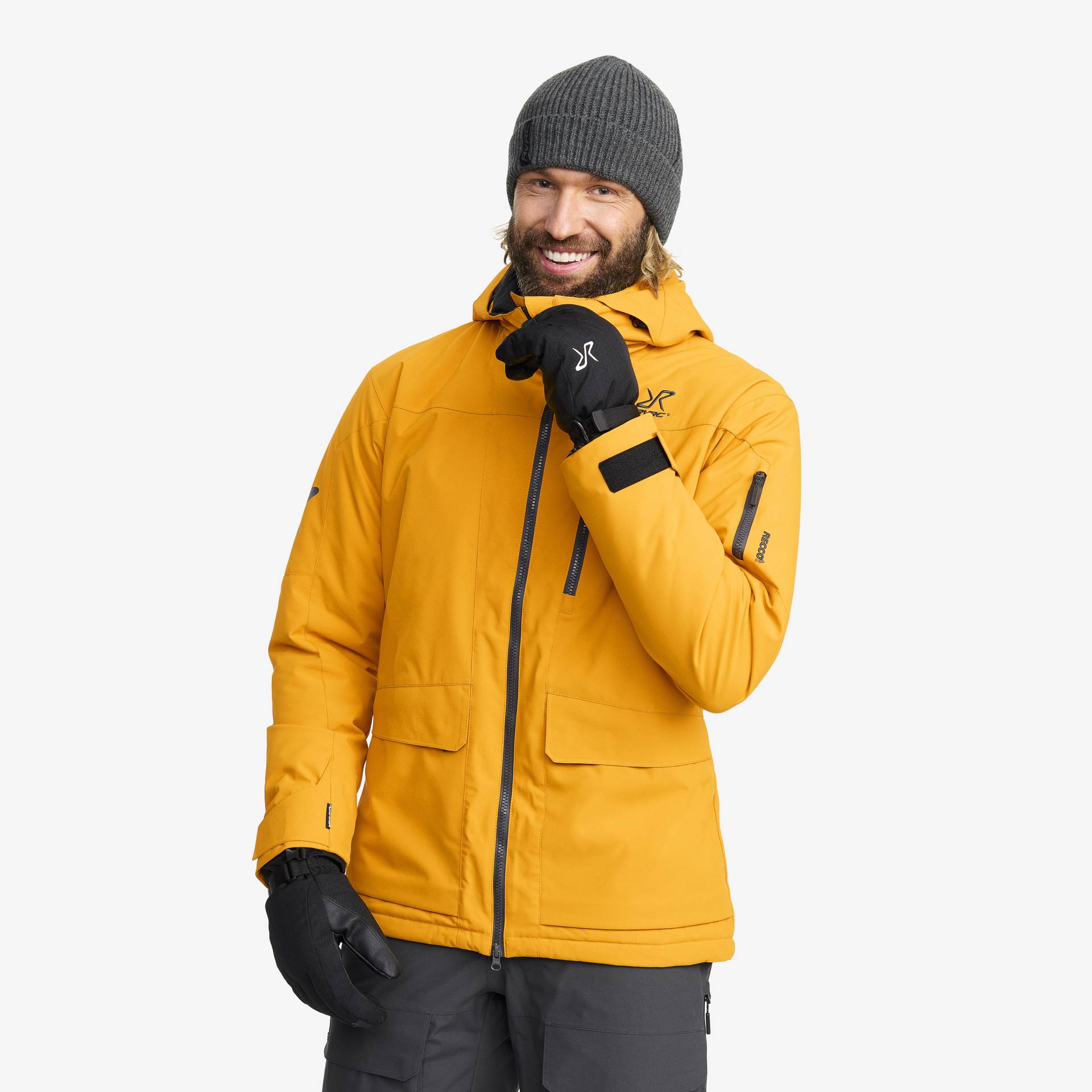 Halo 2L Insulated Ski Jacket Herren Golden Yellow, Größe:2XL - Skijacken von RevolutionRace